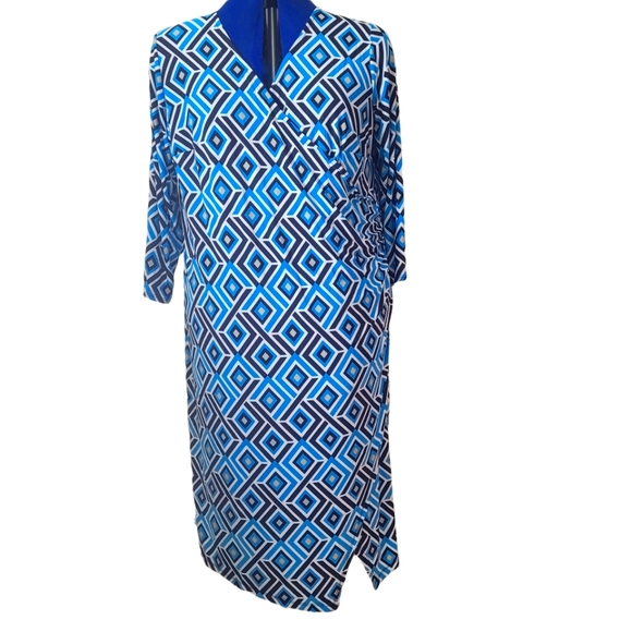 I.N.C. - INTERNATIONAL CONCEPTS MODERN MOD MAXI DRESS - Picture 1 of 7